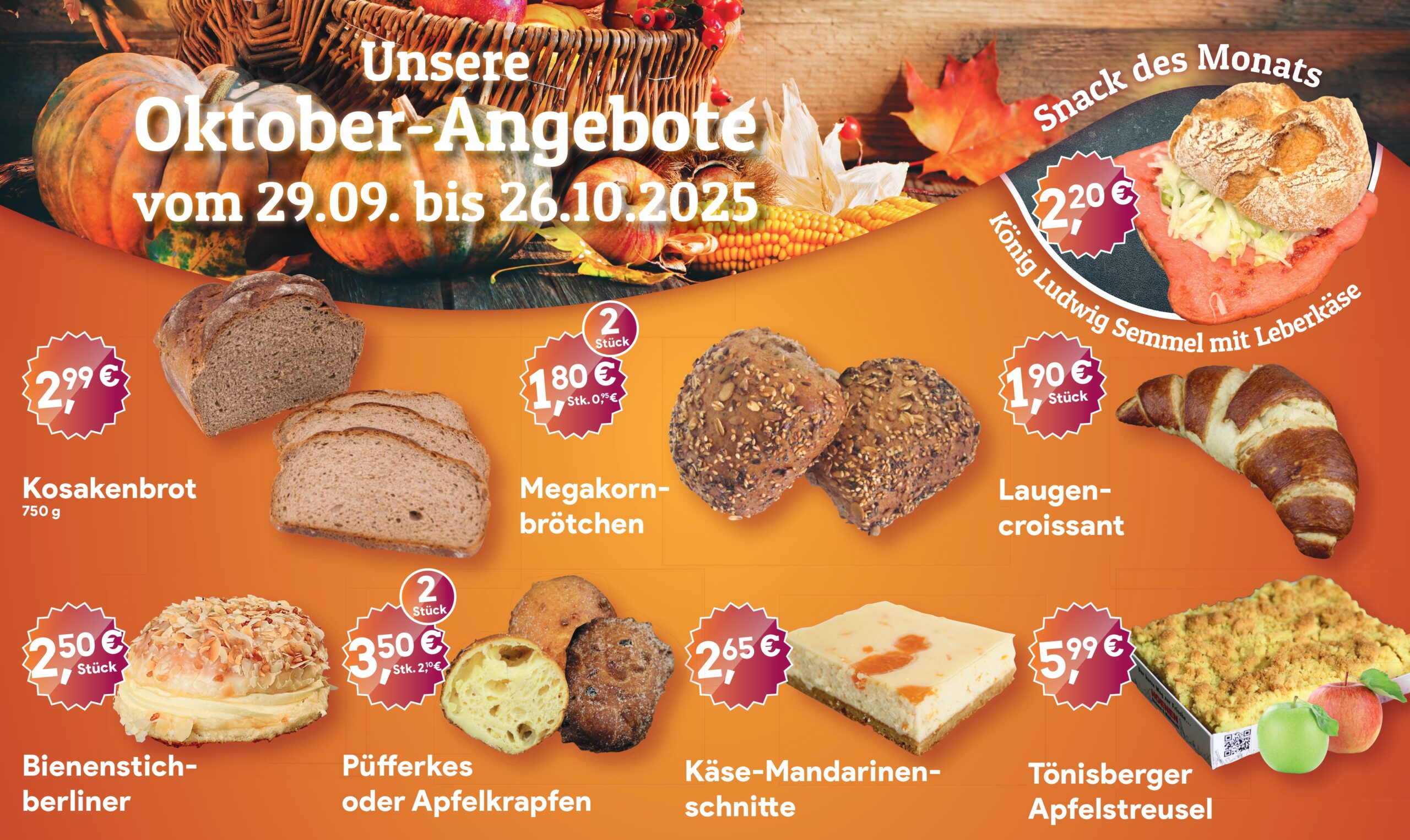 Monatswerbung Oktober 2025